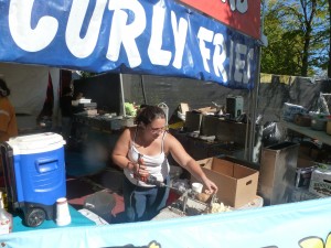 drilling curly fries